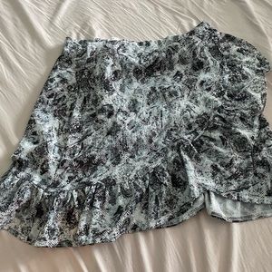 Snake print skirt